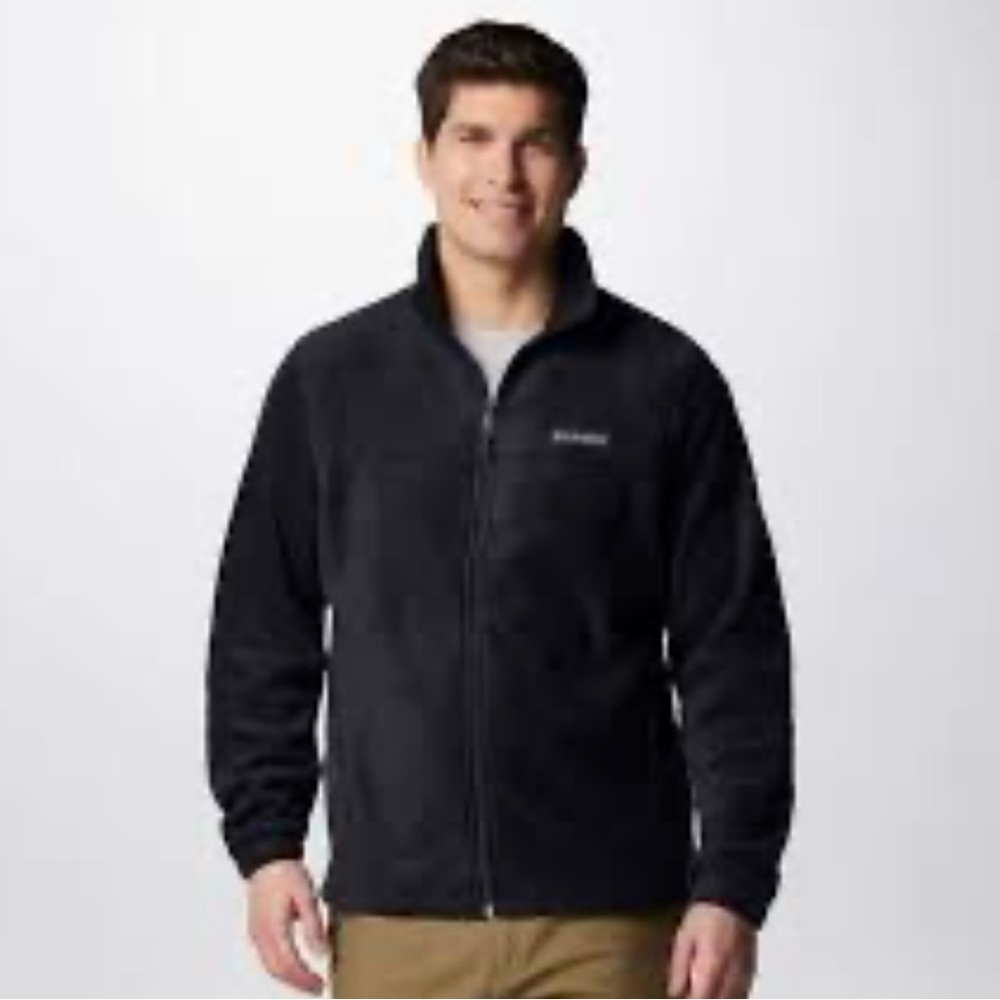 Columbia Charcoal Full-Zip Fleece Jacket